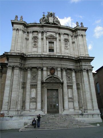 L’église Saint-Luc-Sainte-Martine par Pierre de Cortone