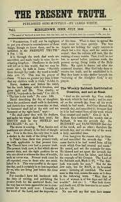 Publicación del periódico "La Verdad Presente"