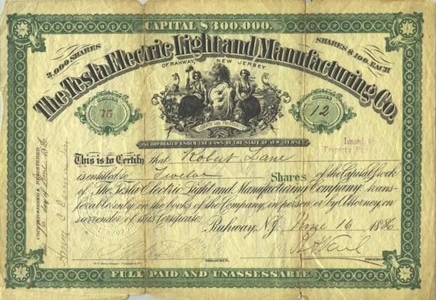 Tesla Electric Light & Manufacturing.