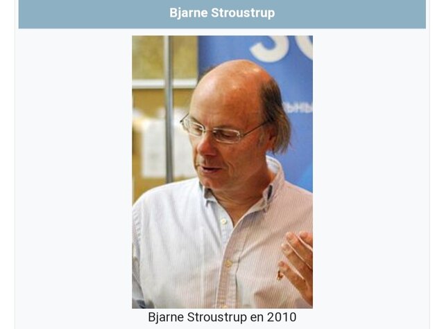 OCTAVO PADRE DE LA INFORMÁTICA - BJARNE STROUSTRUP