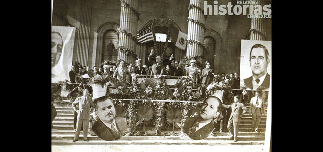 Visita del presidente Roosevelt en Monterrey.