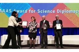 She became the first Turk to be awarded the AAAS Diplomacy in Science Award and entered the BBC 100 Women list the same year.