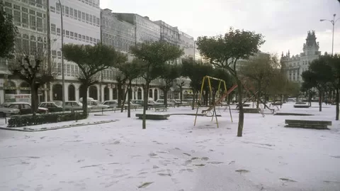 GRAN NEVADA NA CIDADE DA CORUÑA