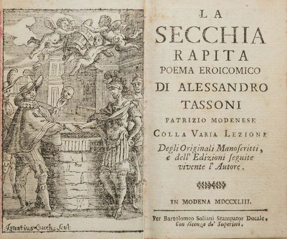 La secchia rapita - Alessandro Tassoni