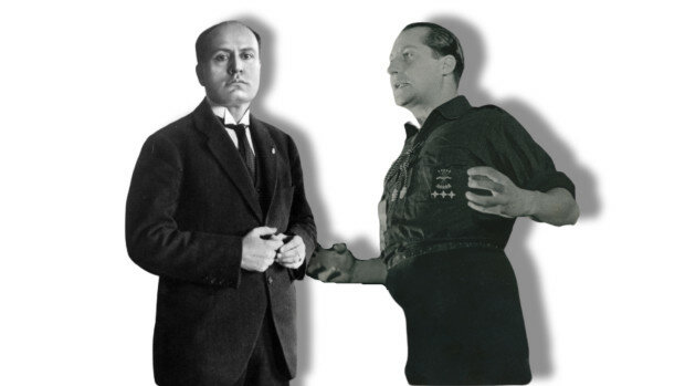 Primo de Rivera with Mussolini