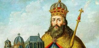 Martel's son Pepin the Short is crowned.