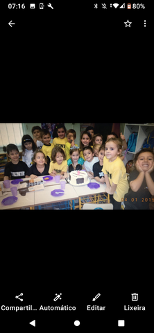 My birthday in the school