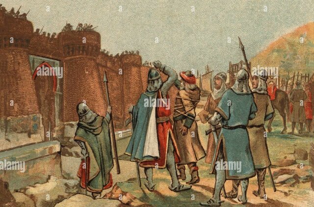 Els francs entren solemnement i proclamen Bera com a primer comte de Barcelona