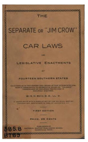 Separate Car Act issued by the Louisiana State Legislature