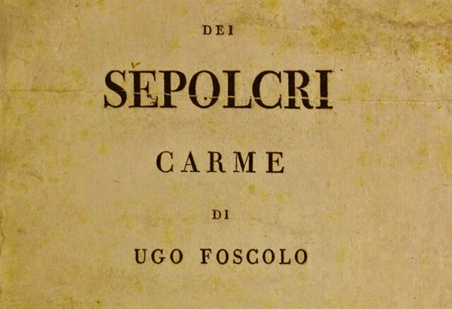 Dei sepolcri - Ugo Foscolo