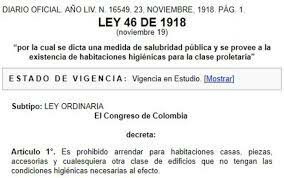 Ley 46 de 1918