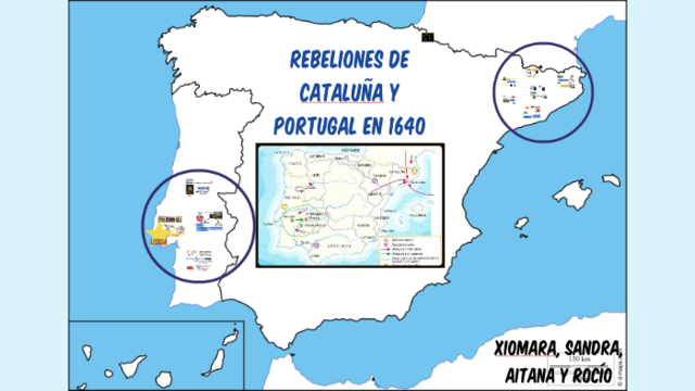 Rebelión de Cataluña e Portugal
