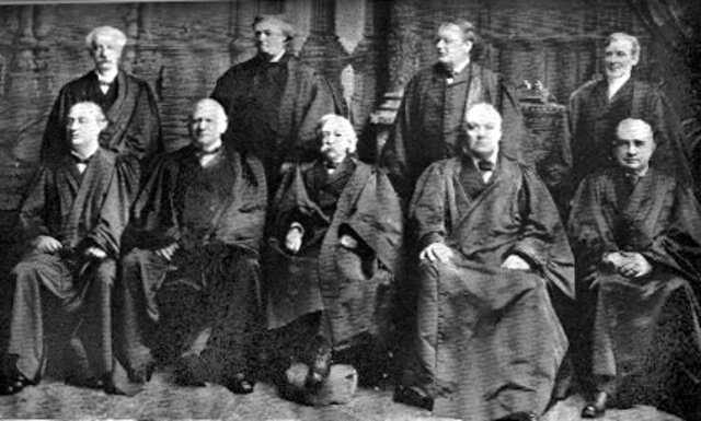 The Supreme Court upheld the constitutionality of racial segregation under the “separate but equal” doctrine.