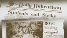 UNL Students protest the Vietnam War