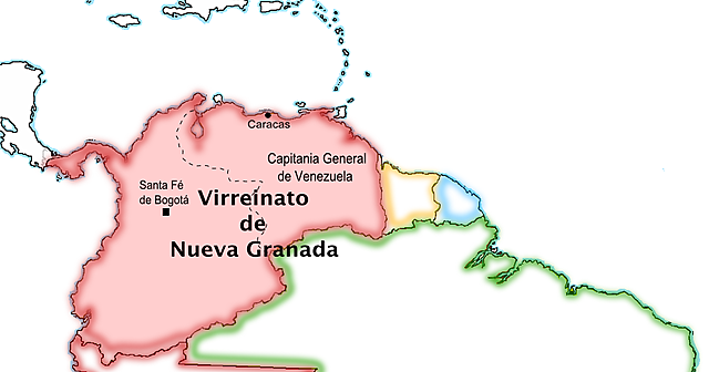 Creación del virreinato de Nueva Granada