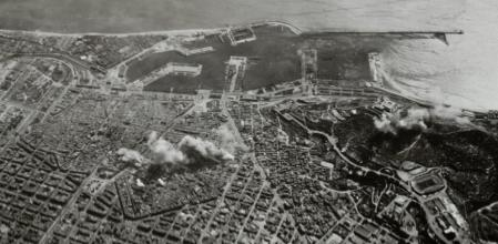 3 días de bombardeos en Barcelona