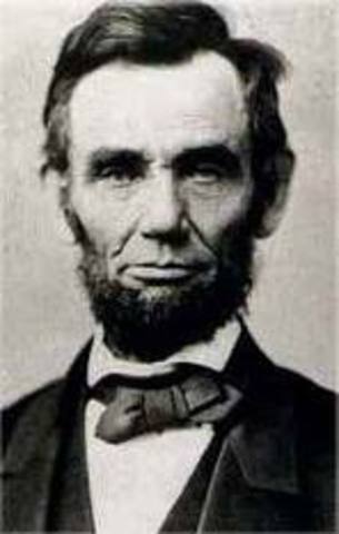 Abraham Lincoln elected president