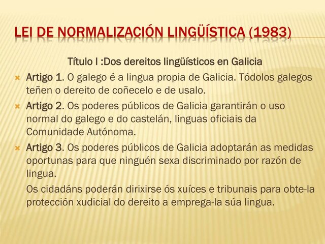 Lei de Normalización Lingüística