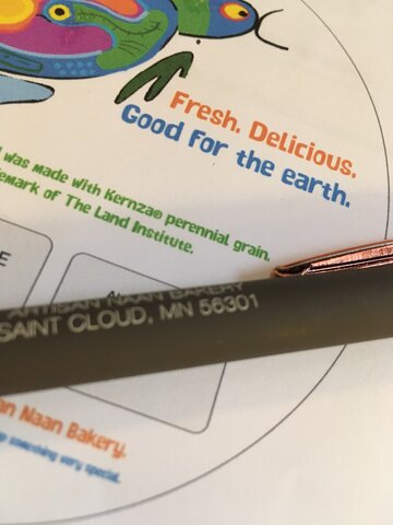 Received Kernza® Flour for Baking Pilot Project Naan