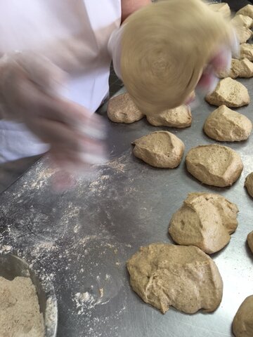 Baked the 1st Batch of Kernza® Naan with AURI