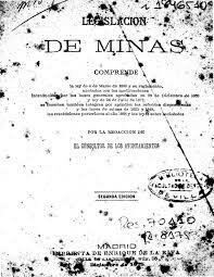 LEY DE BASES SOBRE MINAS