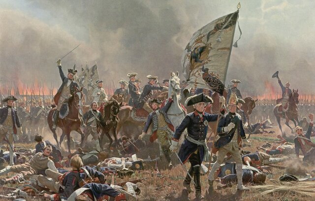 Frederick II attacks Austria Hapsburgs