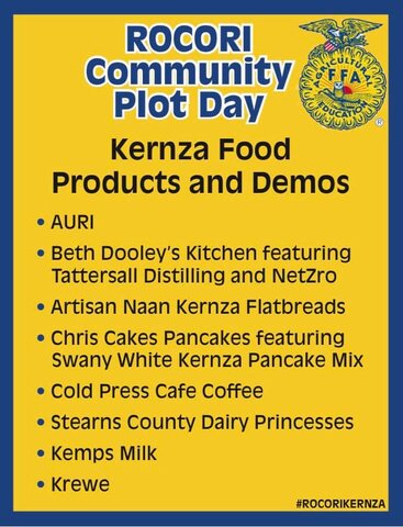 ROCORI Community Plot Day hosted by ROCORI FFA, in Cold Spring, MN