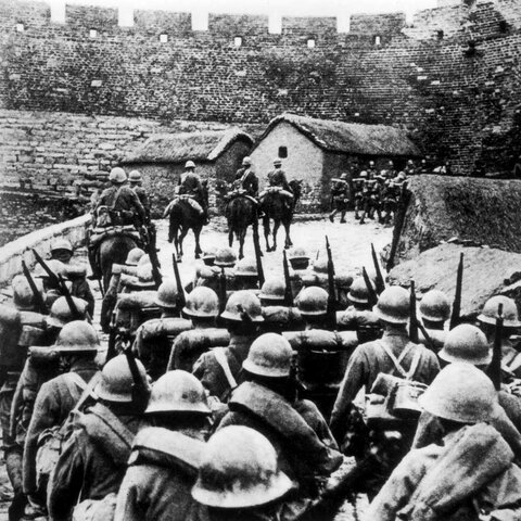 Enfrentamientos entre Tropas Chinas y Japonesas