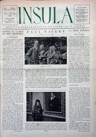 Inicia su publicación la revista literaria Ínsula.