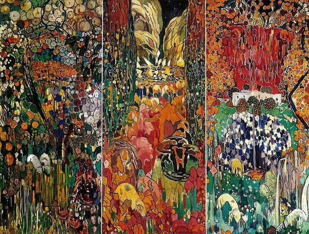 "Diseño vidrieras modernistas" MIR