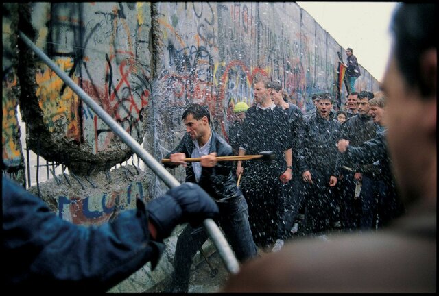 Berlin Wall is demolished