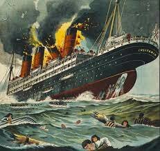 Lusitania Sunk