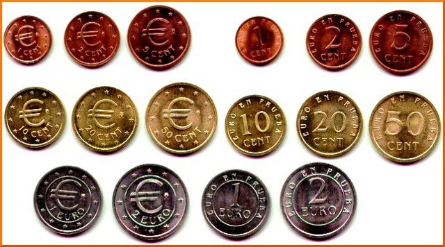 O euro moeda oficial da UE