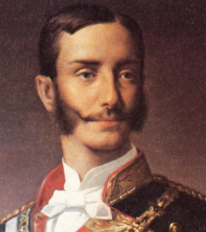 Alfonso XII firma el Manifiesto de Sandhurst