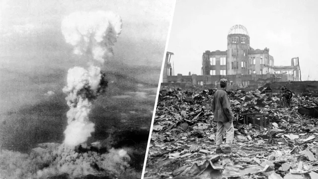 EE UU lanza las bombas atómicas de Hiroshima y Nagasaki