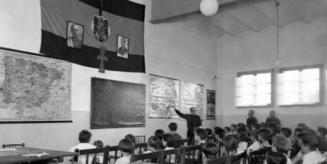 La escuela en la posguerra
