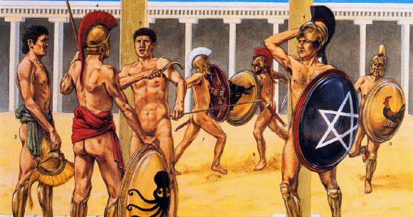 Educación espartana y Homérica