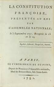 The National Assembly Issues the Constitution of 1791
