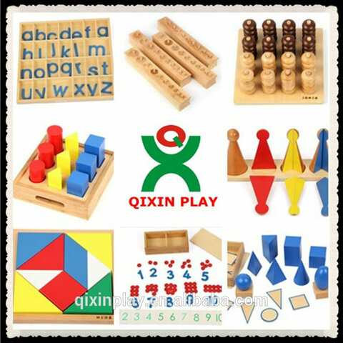 Materiales didácticos de Montessori