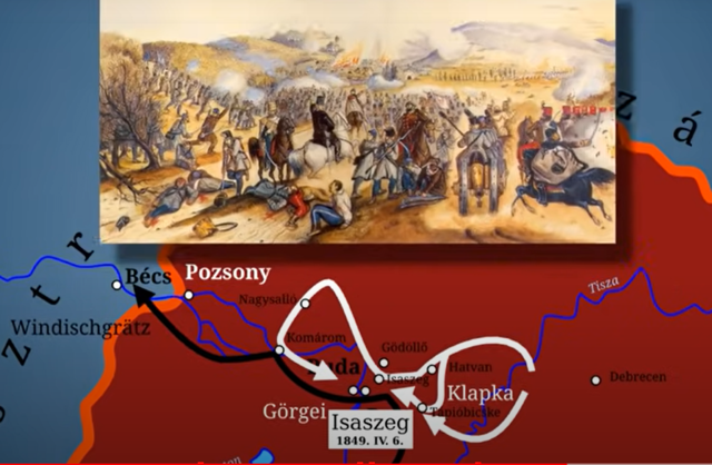 A magyar csapatok ellentámadása, Isaszeg 1949.04.06.