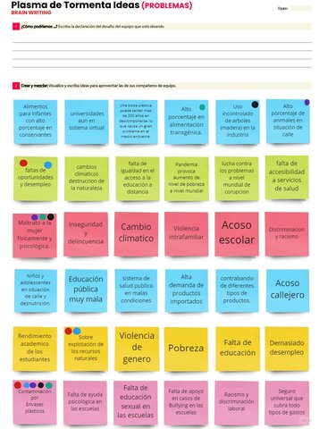 Plasma de tormentas de Ideas