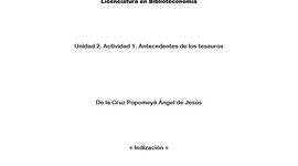 Timeline: Antecedentes de los tesauros