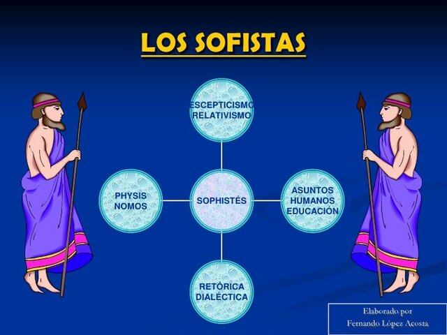 Sofistas 485-375 a.C enfoque filosófico