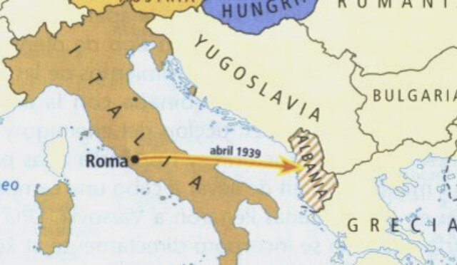 Italia ocupa Albania