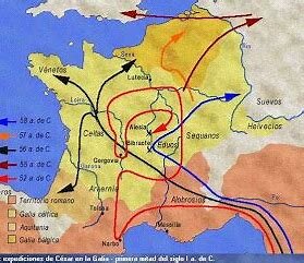 julio césar conquista la Galia y entra en Italia