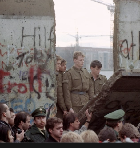 Berlin Wall comes down