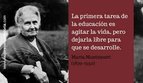 MARIA MONTESSORI  (Chiaravalle, 31 de agosto de 1870 - Noordwjik, 6 de mayo de 1952)