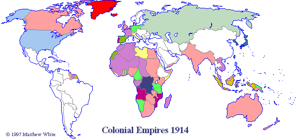 Imperialism in Asia, Oceania and America