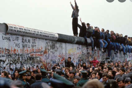 The Berlin Wall comes down