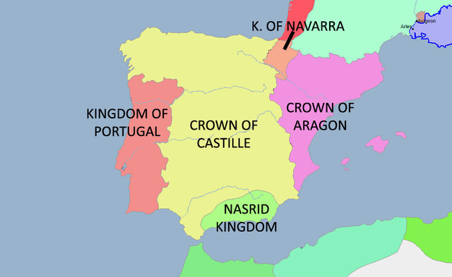 The kingdom of Aragon is formed
